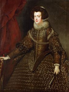 Portrait of Elisabeth of France (1602-1644), Queen consort of Spain