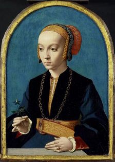 Portrait of Elisabeth Bellinghausen (c.1520- after 1570), 1538-1539. Creator: Bartholomaeus Bruyn the Elder