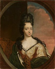 Portrait of Elisabeth Christine of Brunswick-Wolfenbüttel (1691-1750)..., 1st half of 18th cent. Creator: Mijtens (Meytens), Martin van, the Younger (1695-1770)