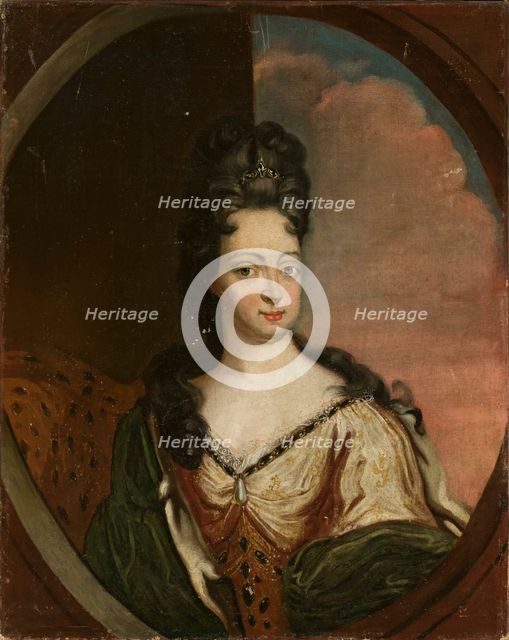 Portrait of Elisabeth Christine of Brunswick-Wolfenbüttel (1691-1750)..., 1st half of 18th cent. Creator: Mijtens (Meytens), Martin van, the Younger (1695-1770).