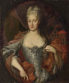 Portrait of Elisabeth Christine of Brunswick-Wolfenbüttel (1691-1750), Holy Roman..., ca 1720. Creator: Anonymous
