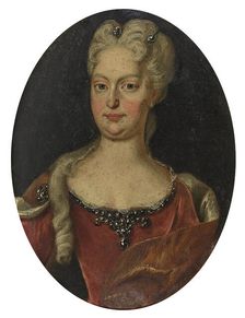 Portrait of Elisabeth Christine of Brunswick-Wolfenbüttel (1691-1750), Holy Roman Empress, First thi Creator: Anonymous