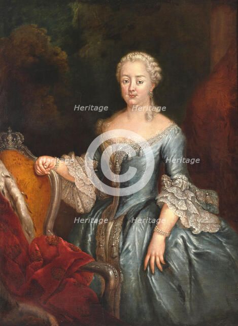 Portrait of Elisabeth Christine of Brunswick-Wolfenbüttel (1691-1750), Holy Roman Empress. Creator: Anonymous.