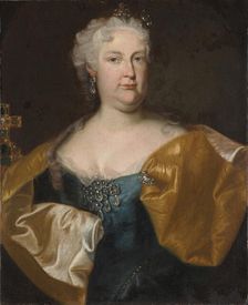 Portrait of Elisabeth Christine of Brunswick-Wolfenbüttel (1691-1750), Holy Roman..., after 1737. Creator: Anonymous