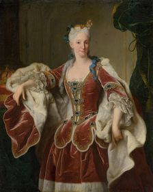 Portrait of Elisabeth Farnese, Queen consort of Spain, 1723. Creator: Ranc; Jean (1674-1735)