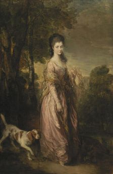 Portrait of Elisabeth Lowndes-Stone, née Garth, c1775. Creator: Gainsborough, Thomas (1727-1788)