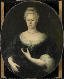 Portrait of Elisabeth van Oosten (1660-1714). Wife of Abraham van Riebeeck, c.1700. Creator: Anon