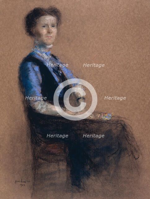 Portrait of Eliza M. Niblack, 1912. Creator: Glen Cooper Henshaw.