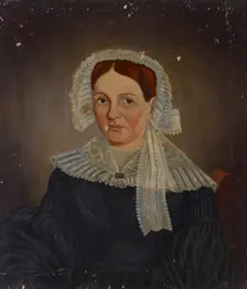 Portrait of Eliza Worthington Moore, about 1840. Creator: William Unthank