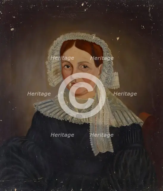Portrait of Eliza Worthington Moore, about 1840. Creator: William Unthank.
