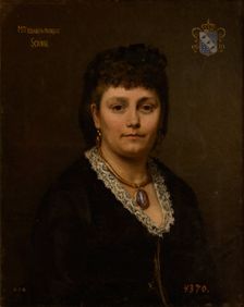 Portrait of Elizaveta Frantsevna Schivre (1832-1896)
