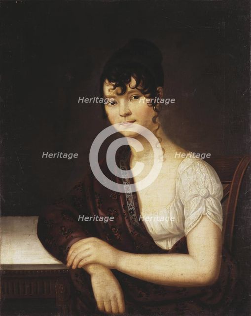 Portrait of Elizaveta Ivanovna Ogareva (1784-1815), 1800s. Artist: Anonymous  