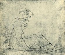 Portrait of Elizabeth Malß, c1811, (1943). Creator: Peter von Cornelius