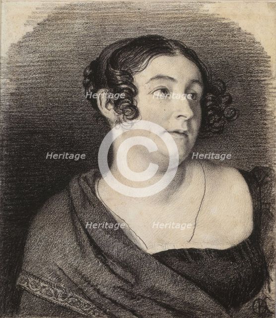 Portrait of Elizabeth Mikhailovna Khitrovo (1783-1839), 1816-1817.