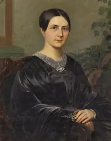 Portrait of Elizabeth Nikolaevna Odintsova, née Mounsey, (1824-1860), 1860s. Creator: Unknown