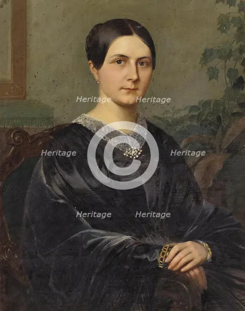 Portrait of Elizabeth Nikolaevna Odintsova, née Mounsey, (1824-1860), 1860s. Creator: Unknown.