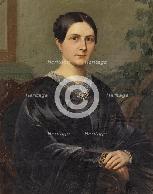 Portrait of Elizabeth Nikolaevna Odintsova, née Mounsey, (1824-1860), 1860s. Creator: Unknown.