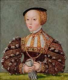 Portrait of Elizabeth of Austria (1526-1545), Queen of Poland, c. 1565