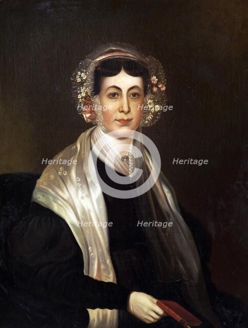 Portrait of Elizabeth Anne Lassetter, c1828-1830. Creator: Unknown.