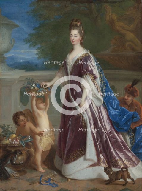 Portrait of Elizabeth Charlotte, Princess Palatine (1652-1722).