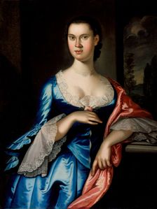 Portrait of Elizabeth Chew Smith, 1762. Creator: Johan Hesselius