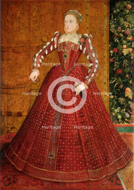 Portrait of Elizabeth I of England (The Hampden Portrait), ca 1563. Artist: Meulen, Steven van der (active 1543-1564)