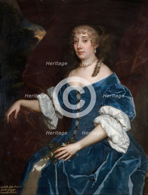 Portrait of Elizabeth Lady Monson, 1680. Creator: Peter Lely.