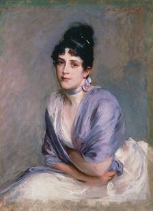Portrait of Elizabeth Lily Millet, née Merrill (1853-1932), ca 1885