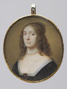 Portrait of Elizabeth Stuart, Electress Palatine and Queen of Bohemia, 1630s. Creator: Alexander Cooper (British, 1609-c. 1658)