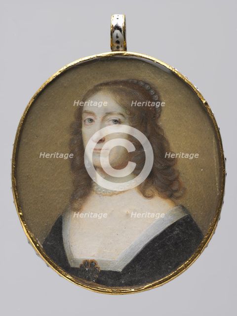 Portrait of Elizabeth Stuart, Electress Palatine and Queen of Bohemia, 1630s. Creator: Alexander Cooper (British, 1609-c. 1658).