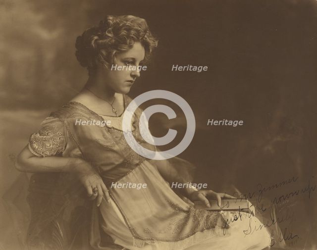 Portrait of Ella, 1914. Creator: Fred Hartsook.