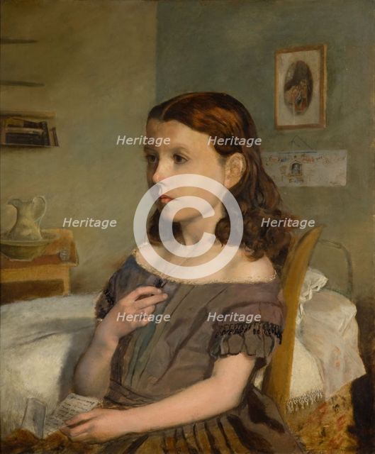 Portrait of Ellen Bennett, undated, (late 19th-early 20th century). Creator: Edward R Taylor.