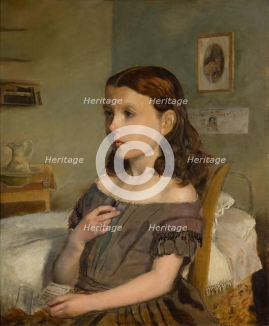 Portrait of Ellen Bennett, undated, (late 19th-early 20th century). Creator: Edward R Taylor.