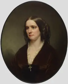 Portrait of Ellen Harper Walters, c1859. Creator: George Augustus Baker