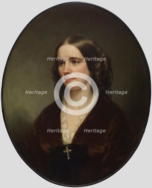 Portrait of Ellen Harper Walters, c1859. Creator: George Augustus Baker.