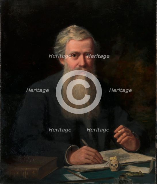 Portrait of Elliot Coues, 1898. Creator: J. Edward Barclay.