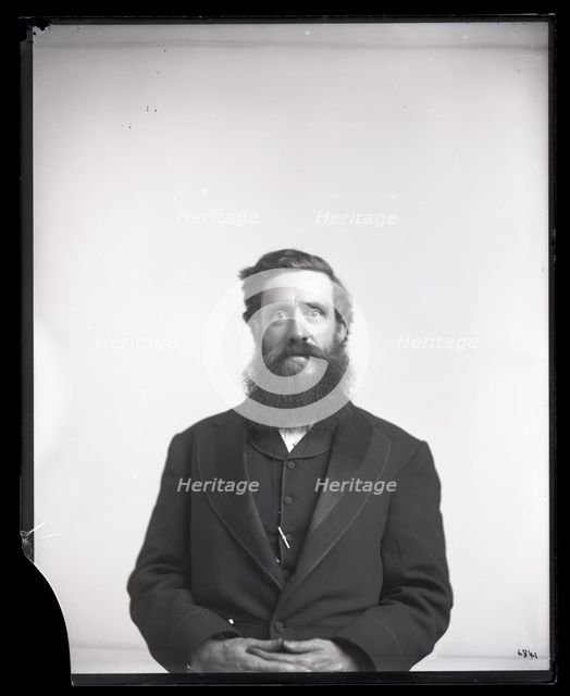 Portrait of Elliott Coues (1842-1899), 1880s. Creator: United States National Museum Photographic Laboratory.