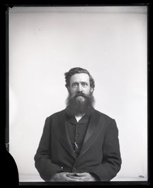 Portrait of Elliott Coues (1842-1899), 1880s. Creator: United States National Museum Photographic Laboratory