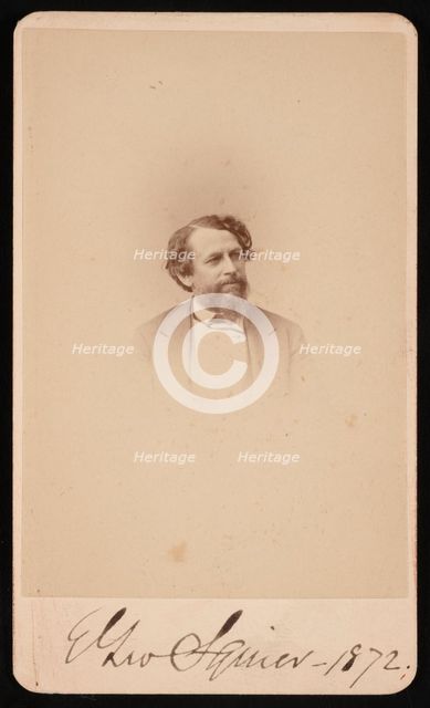 Portrait of Ephraim George Squier (1821-1888), 1872. Creator: Napoleon Sarony.