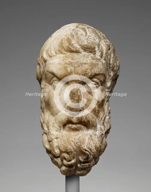 Portrait of Epikouros, about A.D. 100. Creator: Unknown.