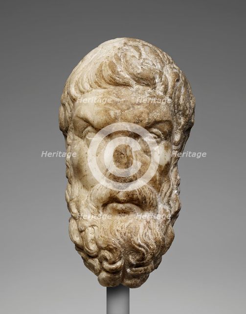 Portrait of Epikouros, about A.D. 100. Creator: Unknown.