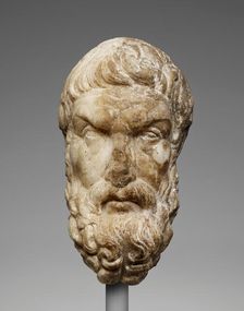 Portrait of Epikouros, about A.D. 100. Creator: Unknown