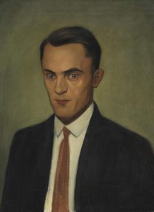 Portrait of Erwin Hildinger, 1928. Creator: Scholz, Georg (1890-1945)