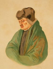 Portrait of Erasmus, (c1466-1536), Dutch theologian, philosopher and humanist, 1886. Creator: Unknown