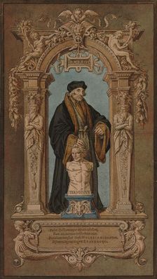 Portrait of Erasmus of Rotterdam (1467-1536) in his Cell, ca 1538. Creator: Holbein, Hans, the Younger (1497-1543)