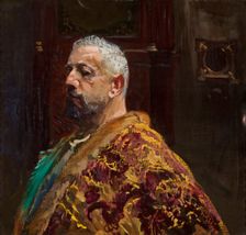 Portrait of Erazm Baracz, 1908. Creator: Leon Wyczolkowski
