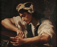 Portrait of Ercole Lelli (1702-1766), c1725. Creator: Sorbi, Giovanni (1695-1764)