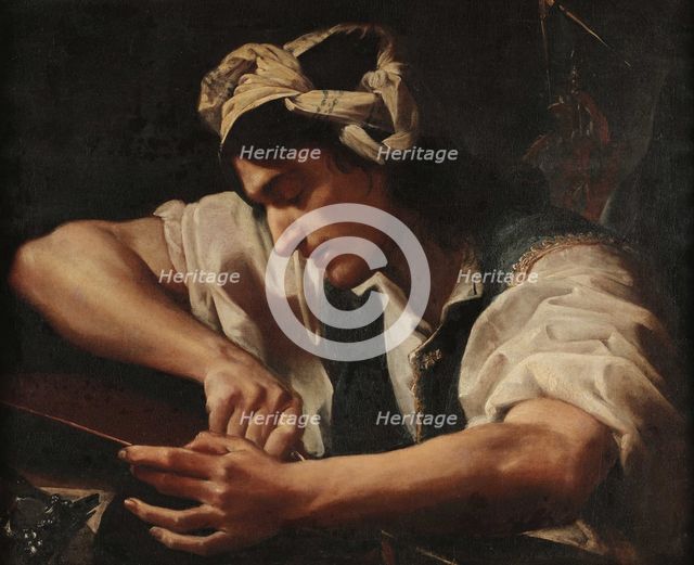 Portrait of Ercole Lelli (1702-1766), c1725. Creator: Sorbi, Giovanni (1695-1764).