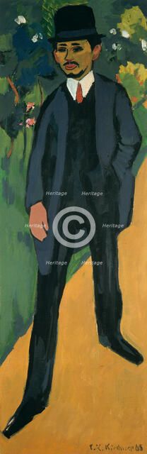 Portrait of Erich Heckel, 1910.