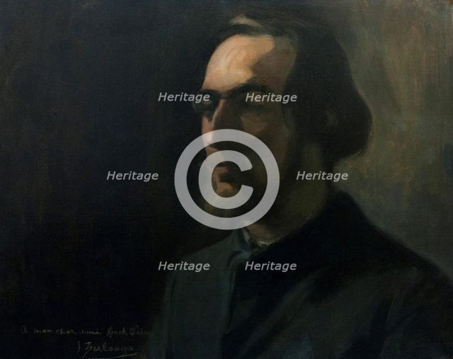 Portrait of Erik Satie (1866-1925), 1893-1894. Creator: Zuloaga y Zabaleto, Ignacio (1870-1945).